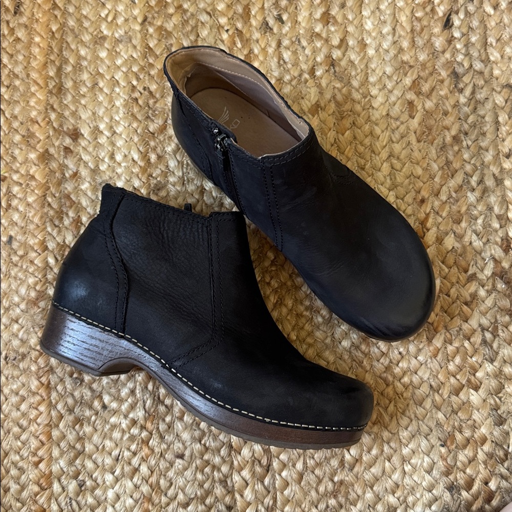 Dansko Black Ankle Boots